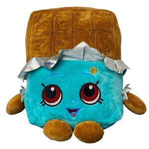 Shopkins Cheeky Chocolate Plush Candy Bar Stuffed Pillow Huggable Soft Toy 15"